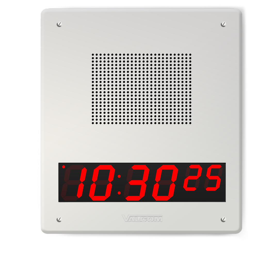 IP 6 Digits Digital Clock-Speaker